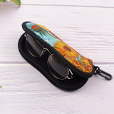 Sunglasses Soft Case Zipper Eyeglass With Belt Clip Travel Case Bag Style 2