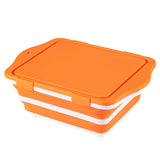 3 in 1 Cutting Board with Adjustable Height Ideal for Indoor and Outdoor Orange