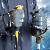 Unisex Touch Screen Gloves Winter Warm Riding Gloves Running Mittens Grey