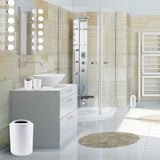 6PCS Bathroom Accessories Set Soap Dispenser Toothbrush Holder White