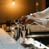 Stainless Steel Double Jigger 30ml 60ml Cocktail Bar Measuring Cup for Bartending Rose Gold