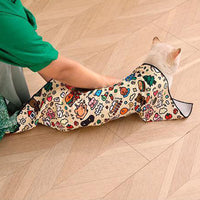 Anti-Escape Cat Grooming Wrap Mat Anti-Scratch Calming Wrap for Pet Nail Clipping Multifunctional Pet Mat