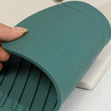 Kitchen Faucet Mat for Sink Silicone Splash Guard with Fast Drying Properties for Stone Sinks Green