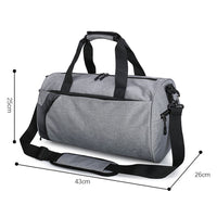 30L Travel Duffel Bag Water-Resistant  Gym Bag with Shoes Compartment