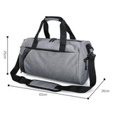 30L Travel Duffel Bag Water-Resistant  Gym Bag with Shoes Compartment