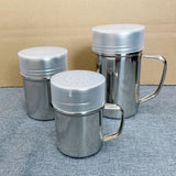 Stainless Steel Spice Shakers Dredge Sugar Salt Pepper Seasoning Condiment Bottle