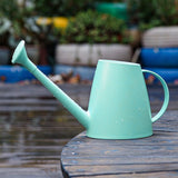 Long Spout Watering Can 1.8L with Removable Sprinkler Indoor Plants Blue
