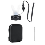 Portable Adjustable Breathing Trainer Lung Respirator Fitness Equipment White