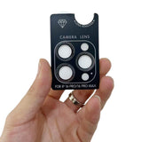 Glitter Camera Lens Film for iPhone 18 Pro and iPhone 18 Pro Max Black