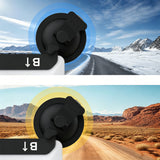 Adjustable Suction Cup Mount Compatible with Starlink Mini with Sunroof Car Window Black