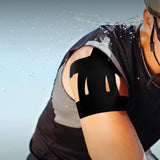 20PCS Precut Shoulder Kinesiology Tape – Elastic Sports Support Tape Black