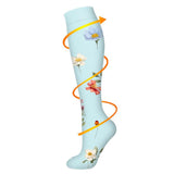 6 Pairs Women’s High Stretch Long Socks for Sports & Casual Style 1