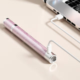 2-in-1 Rechargeable Nail File Drill 18 Bits 3 Speeds with Lamp Pink