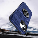 Wallet Card Slot Shockproof Protective Case Compatible With iPhone 17 and 18 Series Blue