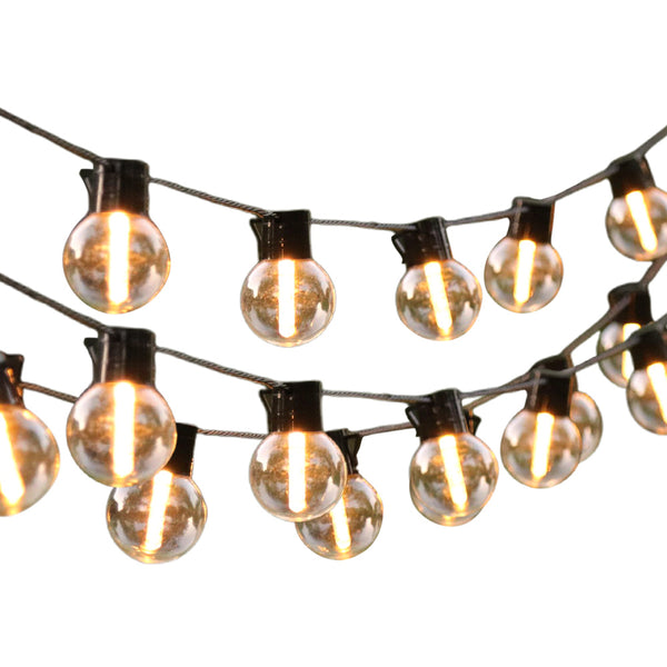 3 PCS Solar LED String Lights with 20 Bulbs Weather Resistance  for Outdoor Decorative