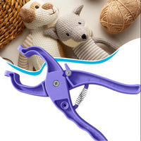 Auxiliary Tool for Attaching Sewing Eyes Knitting Tool Purple