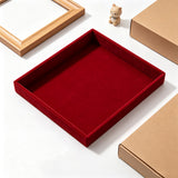 150x50cm Flocking Fabric Roll Self Adhesive for Craft and Liner Red