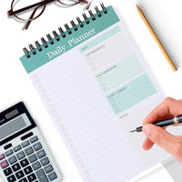 35 Sheets To Do List Notepad Undated Daily Planner Notebook Memo Note Green