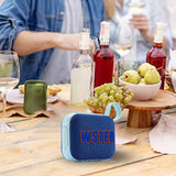 Mini Portable Bluetooth 5.4 Outdoor Speaker IPX4 Waterproof TWS Pairing Navy Blue
