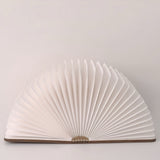 Foldable LED Book Lamp USB Rechargeable Creative Table Lamp Beige