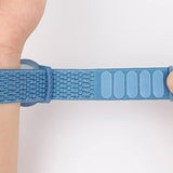 2PCS Protective Cover Wristband Nylon Air Tag Band Anti-lost for Airtag Blue