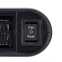 12V Car Electric Heater Cigarette Lighter Powered Heating Fan Defogger Defroster Demister Grey