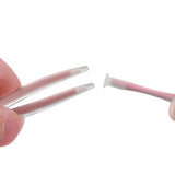 6PCS Contact Lens Tweezers Stick Inserter Remover Tool Kit Tip Storage Case Box Set Pink