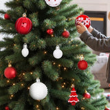 42-Piece Christmas Tree Ornament Set Holiday Hanging Decorations for Home Style 3
