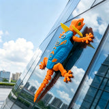Remote Control Lizard Gecko Wall Crawler 9 Lighting Modes Toy Gift Orange