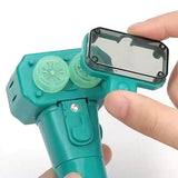 Handheld Double Wheel Rope Launcher – Glow-in-the-Dark Lasso Loop Fidget Toy Green