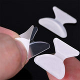 12 Pairs of Adhesive Silicone Nose Pads for Glasses Non-Slip Replacement Nose Pads for Plastic Metal Frames Transparent