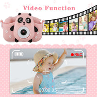 1080P HD Cute Animal Kids Digital Camera Toy Gift with 64G Memory Card Style 3