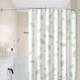 Curved Stainless Steel Shower Curtain Rod for Bathroom and Bathtub Silver