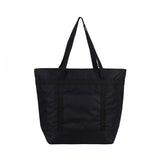Insulated 39L Reusable Tote Bag for Grocery Shopping for Picnic Beach Grocery Black