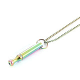Mint Breathing Necklace with Fidget Ring for Mindful Breathing Colorful