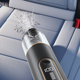 2-Mode Adjustable Cordless Handhtaeld Vacuum Cleaner Set Portable Digital Display Dust Cleaner for Car Home