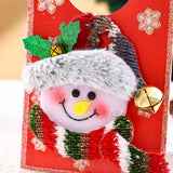 2Pcs Christmas Door Knob Hanger Door Handle Signs Xmas Decor Style 2