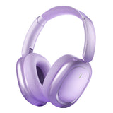Over Ear Bluetooth Wireless Headphones Lightweight Foldable for Travel Home and Office Purple