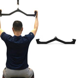 Cable Pulley Attachment Series Gym LAT Pull-Down Bar V-Grip Handle Accessory Large