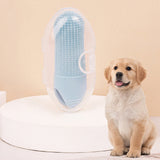 Silicone Pet Finger Toothbrush – Daily Teeth Cleaning for Cats and Dogs Blue