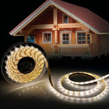 5 Meter Solar LED Strip Lights for Garden Steps Stairs Pool and Pergola Decoration Warm White