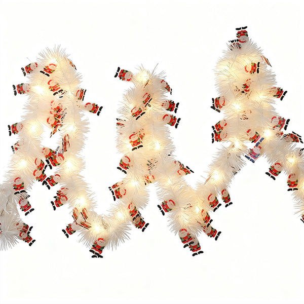 5M Christmas LED Garland – 50 Warm White Lights for Indoor & Outdoor Tree Decoration Style 2