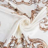 90cm Head Scarf for Women Scarf Printed Satin Square Scarf Bandanas for Women Style 2