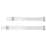 2-Pack Women’s Adjustable Stretch Belts Invisible Elastic Waistband for Pants and Dresses White