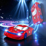 2.4G RC Stunt Car Dual Sided Wall Climbing with LED Lights Style 1