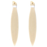 2Pcs Pre-Stretched Braiding Hair Extensions Synthetic Cosplay Hair Extensions Beige