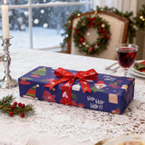 Christmas Craft Paper for Gift Wrapping Party Decor DIY Projects Blue