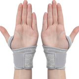 Carpal Tunnel Wrist Brace 2-Pack Adjustable Wrist Support Wraps for Men and Women Gray