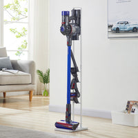 Vacuum Cleaner Stand Metal Storage Bracket Stand Holder for Dyson V15 V12 V11 V10 V8 V7 V6 White