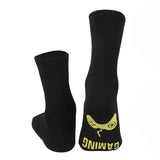 Funny Men Socks with Do Not Disturb I Am Gaming Text Yellow